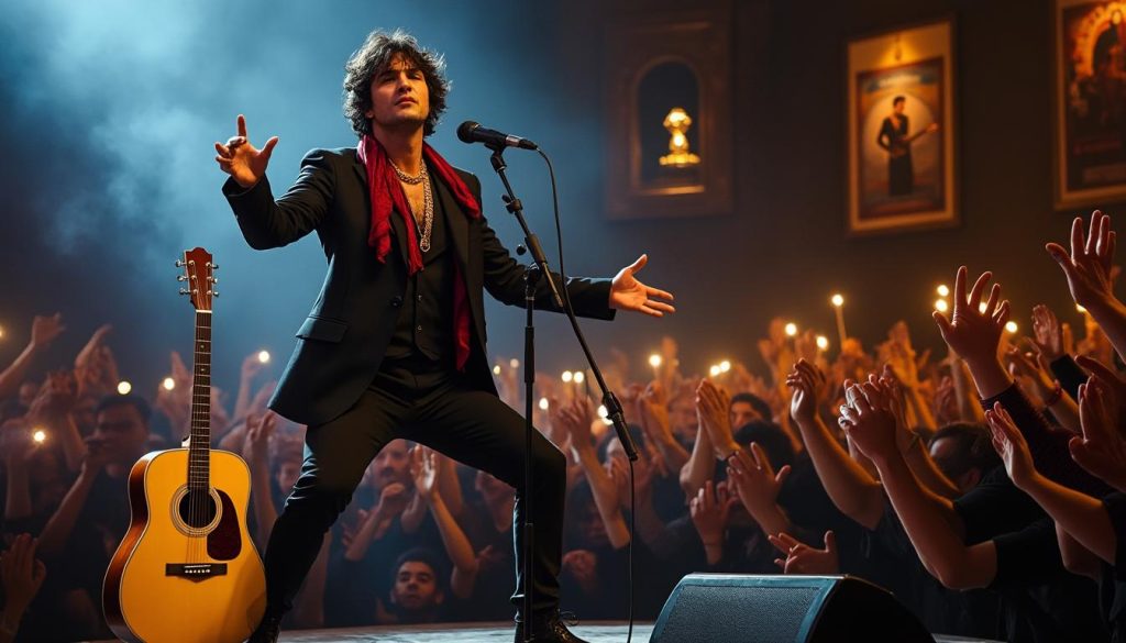 explorez le parcours captivant d'un chanteur espagnol renommé, de ses débuts prometteurs à son succès international.