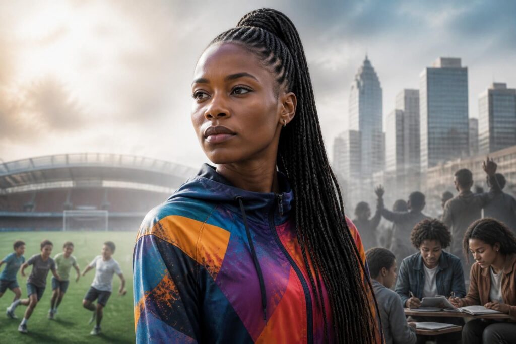 découvrez le parcours inspirant de sandra thuram, alliant héritage sportif et engagement passionné pour promouvoir l'égalité des chances.