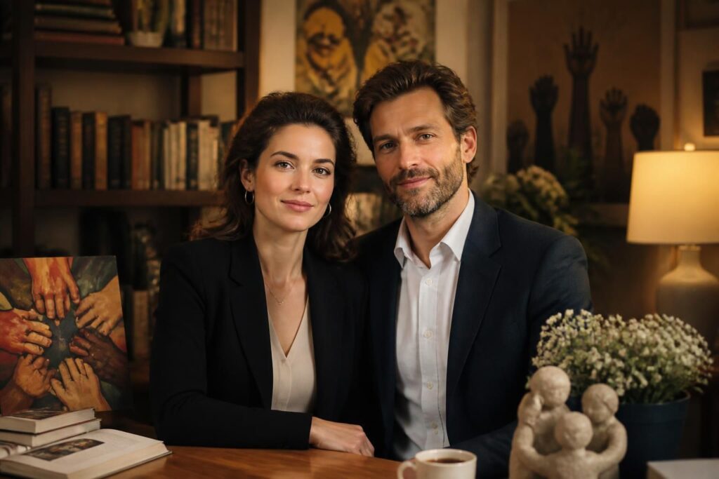 découvrez la biographie de juliette plumecocq-mech et de son mari, une histoire captivante alliant passion et engagement.
