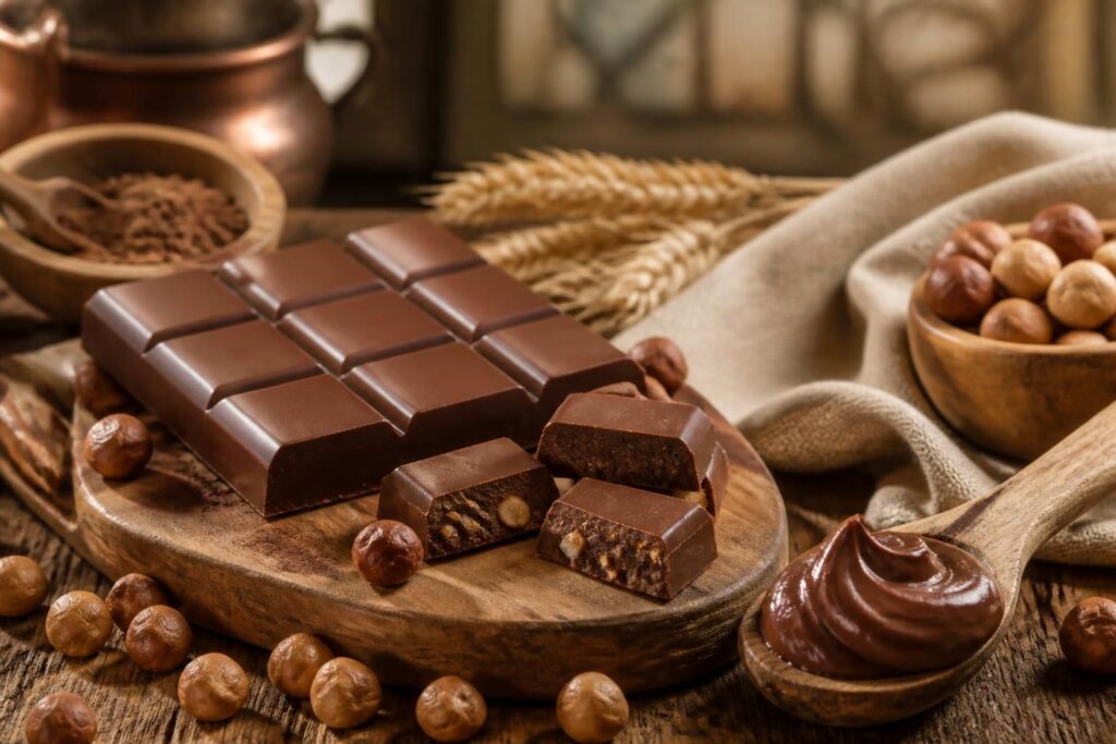 découvrez l'histoire fascinante du chocolat gianduja et explorez des recettes délicieuses à base de chocolat aux noisettes pour régaler vos papilles.