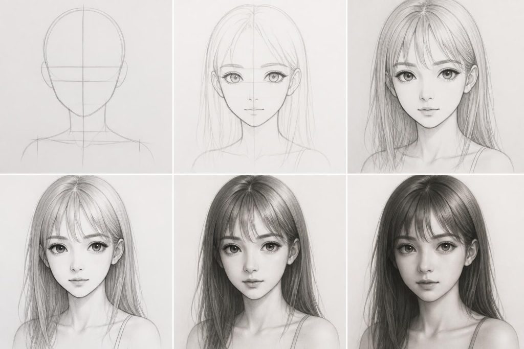 apprenez à dessiner une fille manga ou réaliste facilement grâce à notre guide étape par étape, idéal pour débutants et passionnés d'illustration.